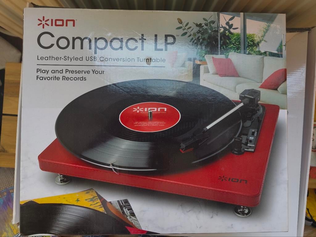 ION Compact LP, Zo goed als nieuw, Automatisch, Platenspeler, Ophalen