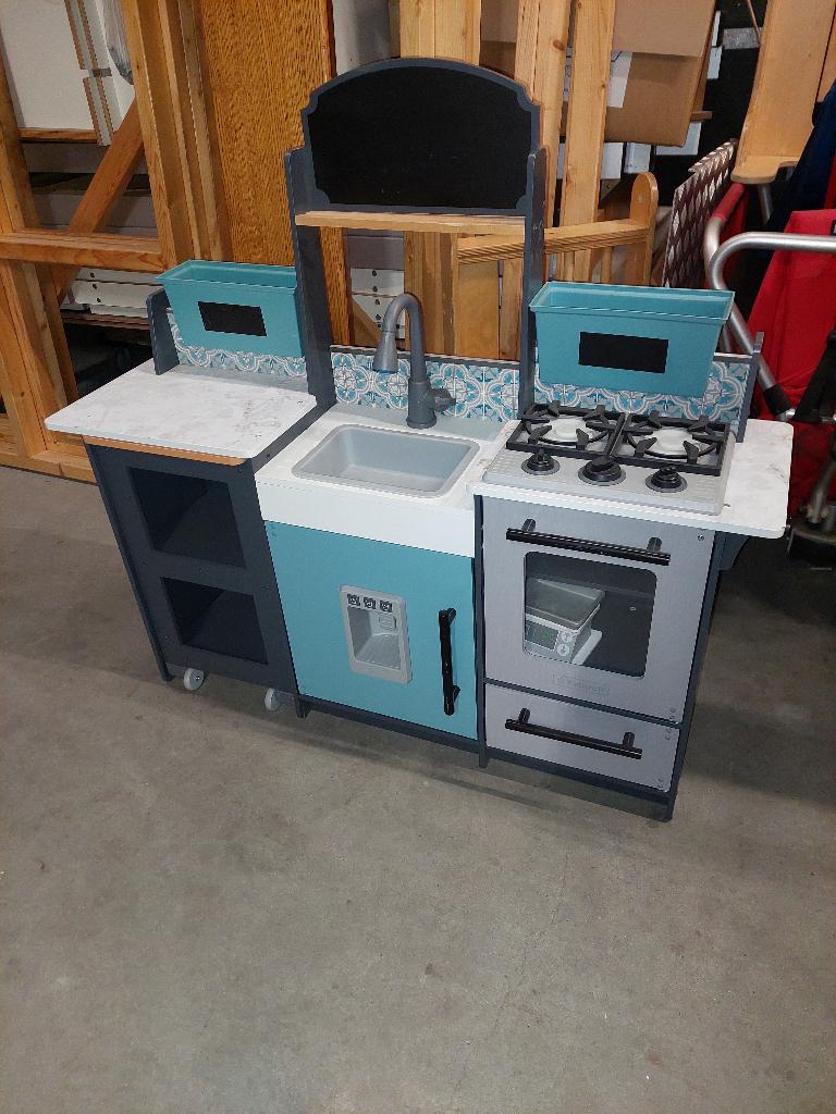 KidKraft speelkeuken met geluid., Ophalen, Zo goed als nieuw, Hout, Speelkeuken