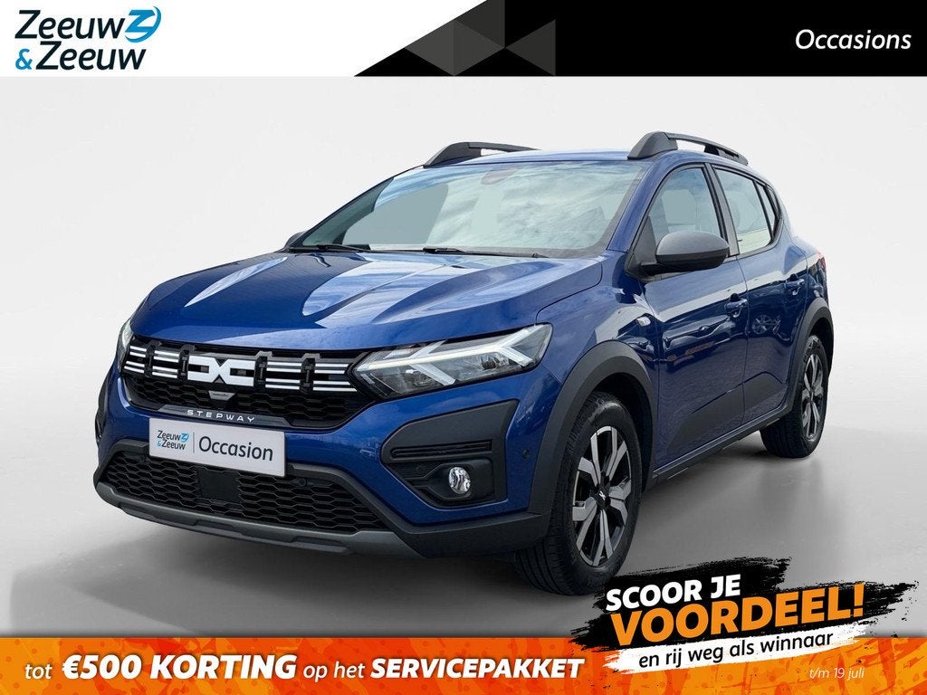 Dacia Sandero Stepway 100PK TCe ECO-G Expression | 1e eigena, Auto's, Dacia, Bedrijf, Te koop, Sandero Stepway, ABS, Achteruitrijcamera