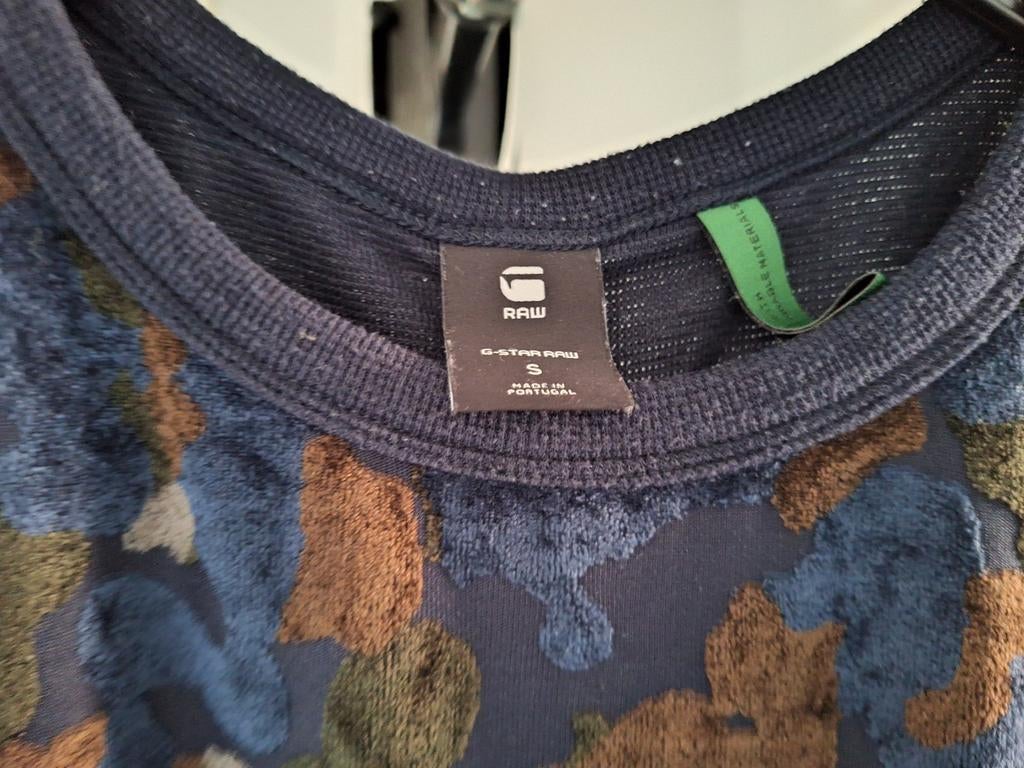 G star korte mouw s velours, Overige kleuren, G star, Ophalen of Verzenden, Zo goed als nieuw