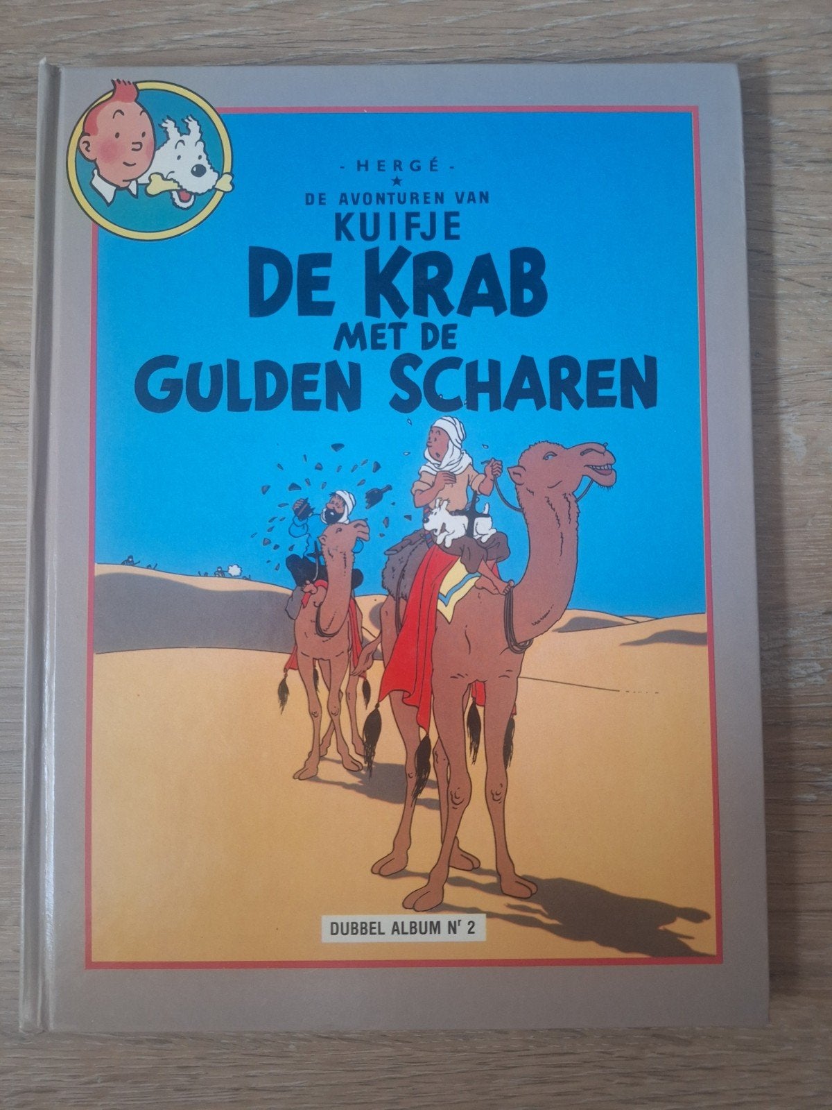 Kuifje Dubbelalbum nr. 2, Eén stripboek, Ophalen of Verzenden, Gelezen, Hergé