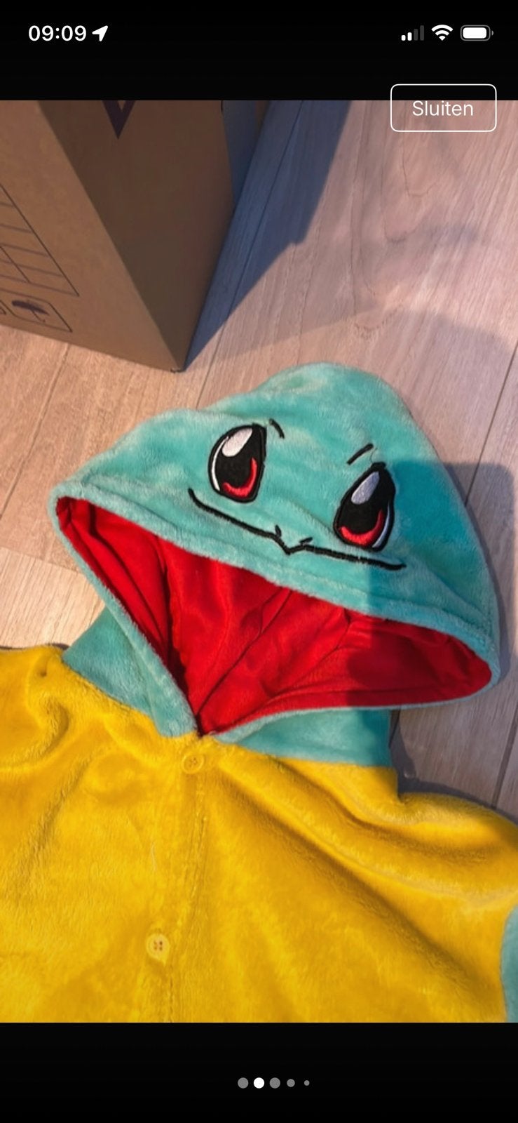 Onesie kimu pokemon, Ophalen of Verzenden, Zo goed als nieuw, Jongen of Meisje