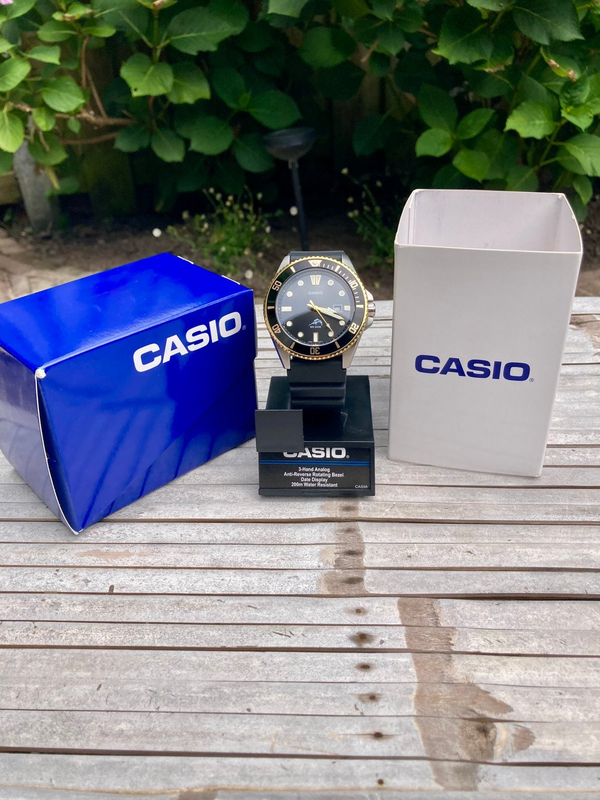 Casio Dolfin Waterdicht Horloge, Casio, Staal, Polshorloge, Nieuw