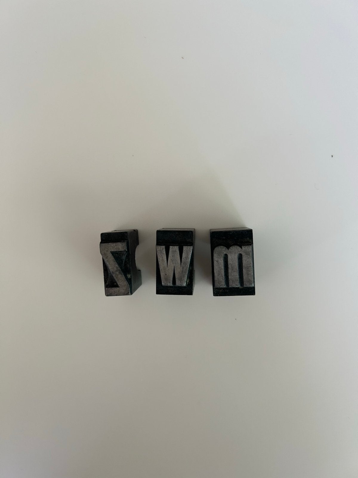Antieke letterbak met loden letters - Vintage typografie, Ophalen