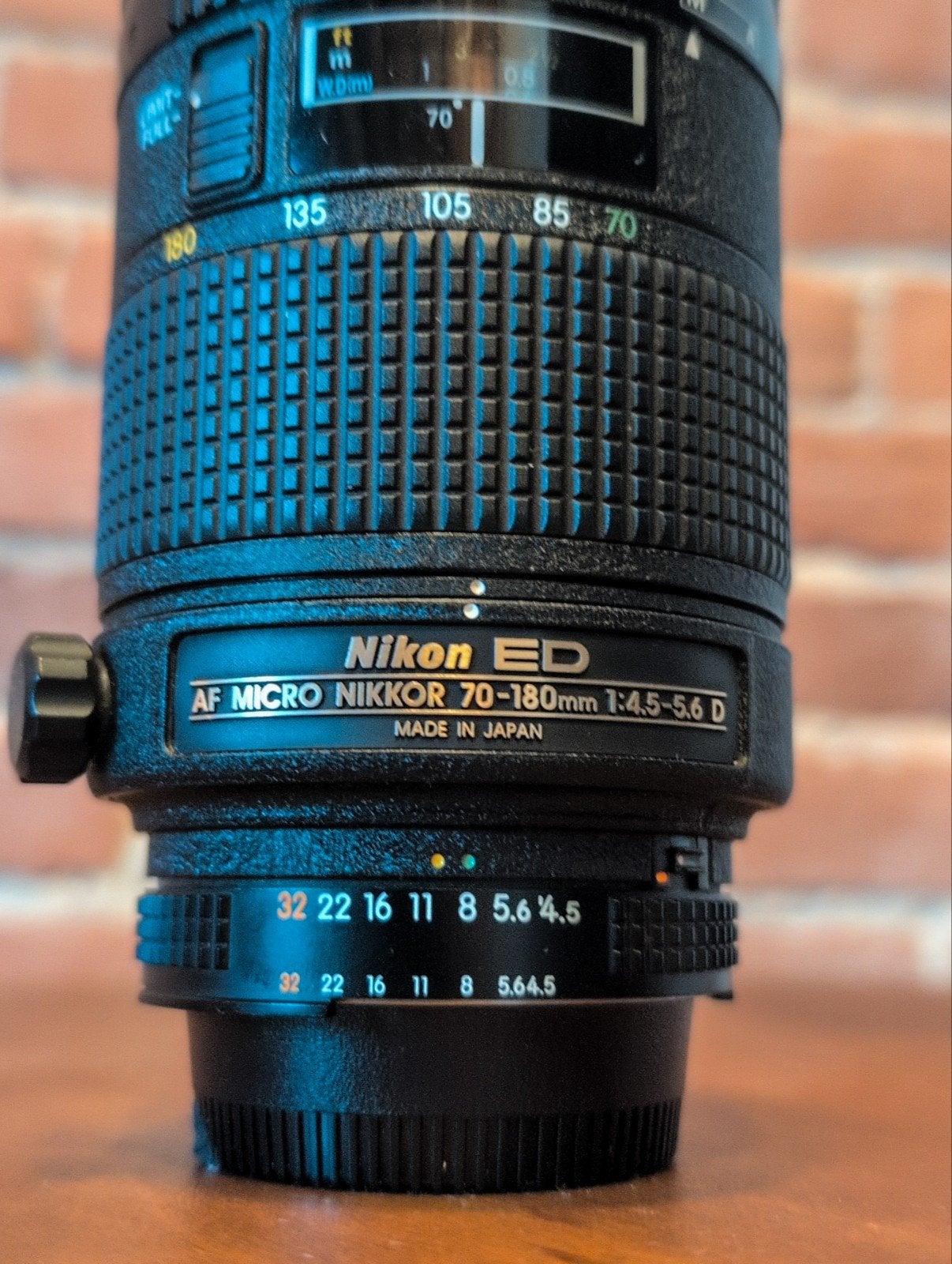 Macro Nikon AF Zoom-Micro Nikkor ED 70-180mm f/4.5-5.6D, Audio, Tv en Foto, Ophalen, Macrolens, Zoom