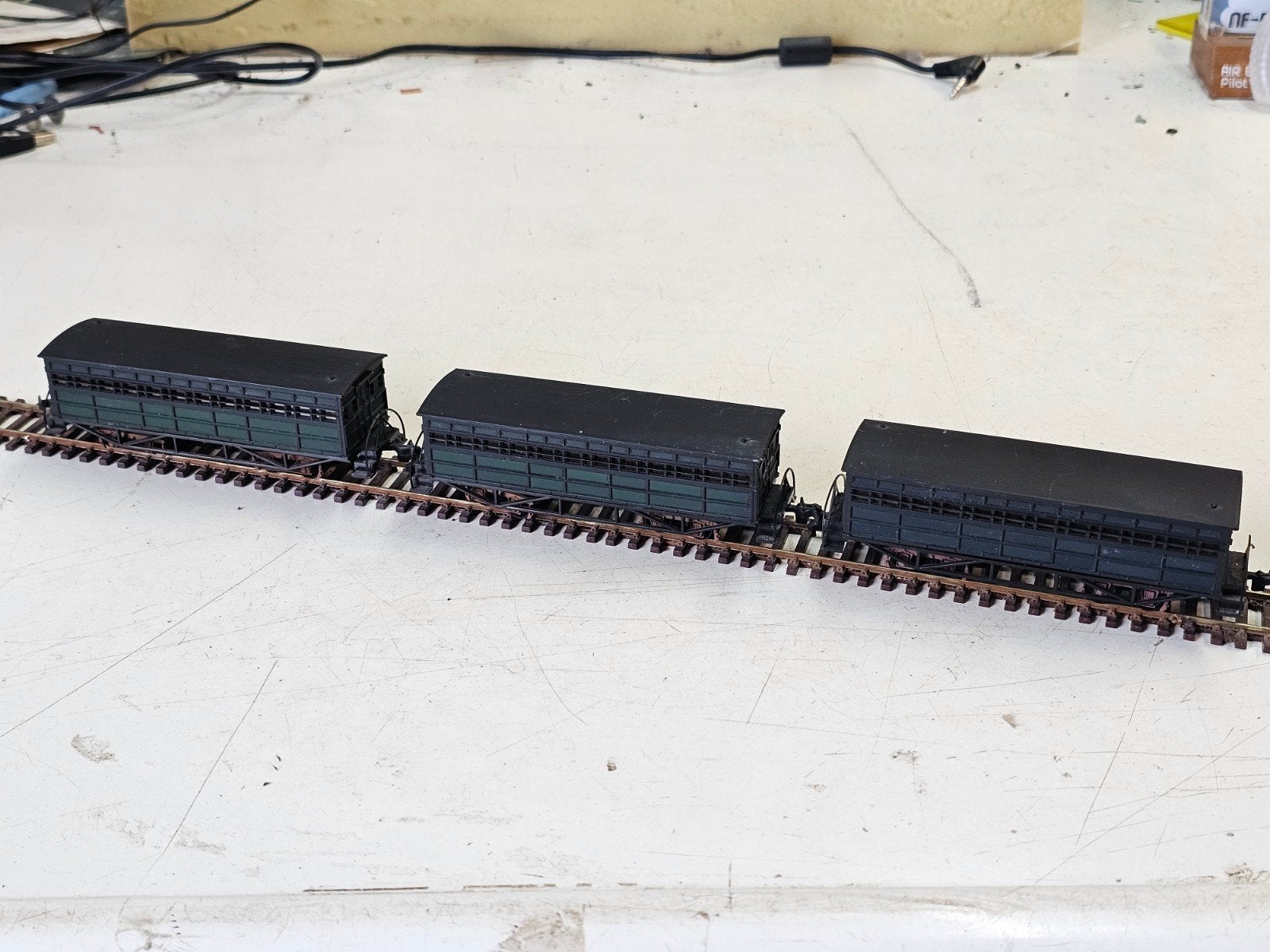 Modeltrein Ho Bachmann USA Wagons (3 stuks), Hobby en Vrije tijd, Ophalen of Verzenden, Gebruikt, Wagon, Bachmann