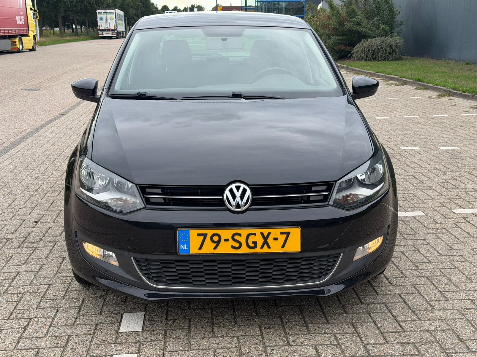 Volkswagen Polo 1.2 TSI 77KW DSG 2011 Zwart, 40 €/maand, 4 cilinders, Zwart, Origineel Nederlands
