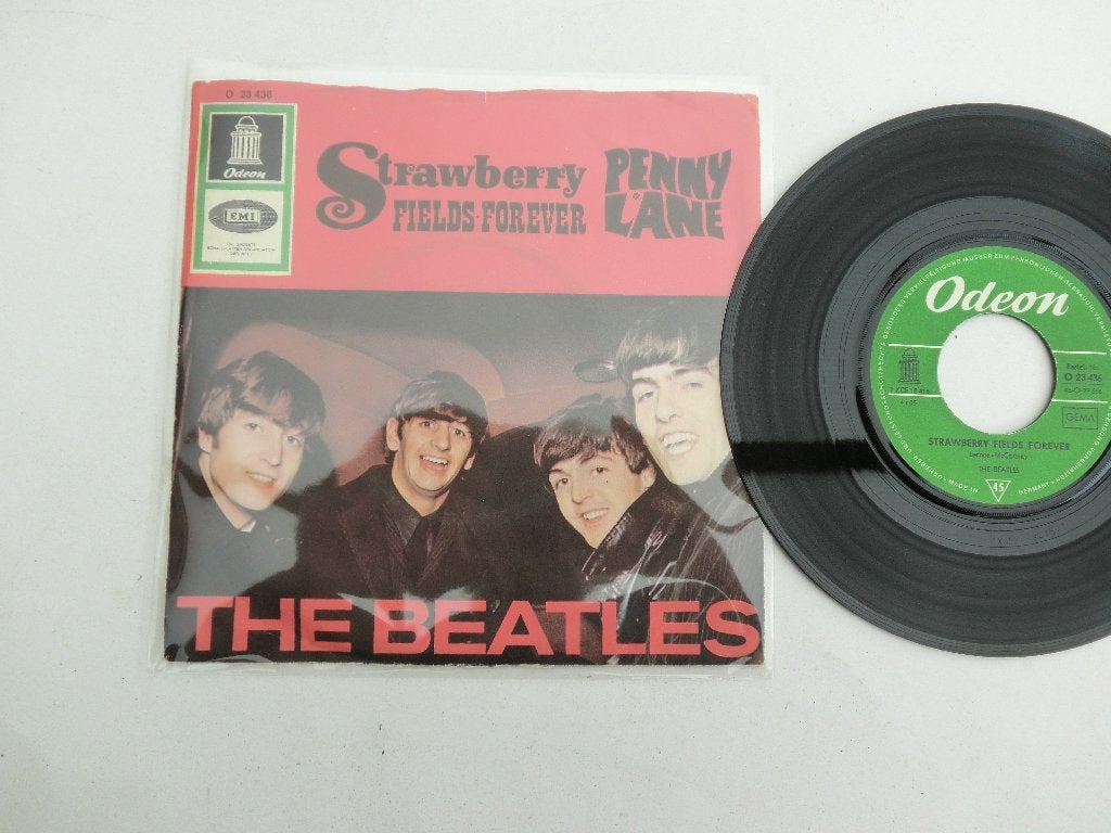 The Beatles Strawberry fields forever, Ophalen of Verzenden, Gebruikt, 7 inch, Pop