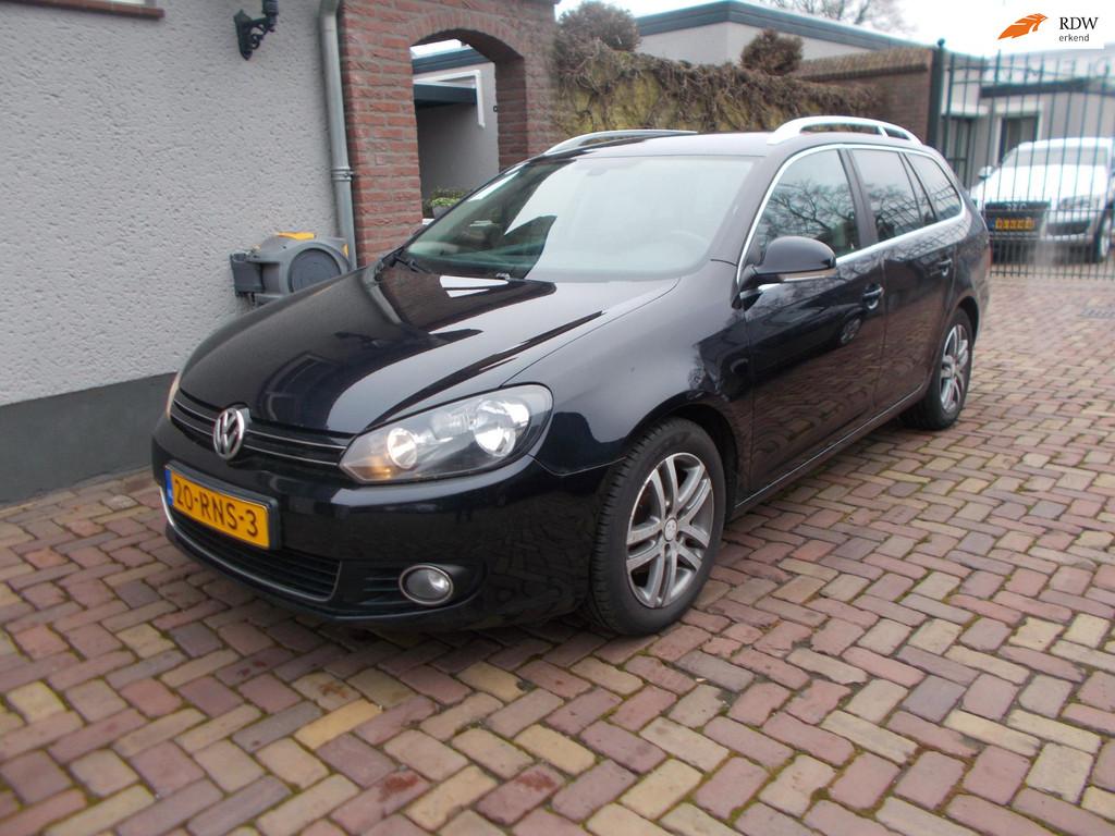 Volkswagen Golf Variant 1.6 TDI Highline BlueMotion apk 7-20, Auto's, Voorwielaandrijving, Gebruikt, Zwart, Alcantara