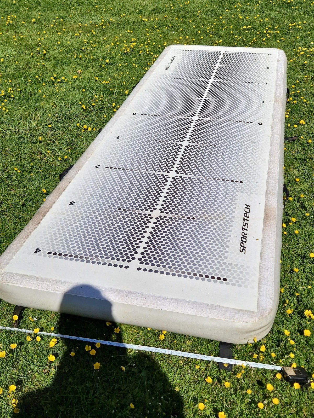 airtrack van het merk sportstech, opblaasbare turnmat, Kindermaat 122 t/m 140, Ophalen, Gebruikt, Materiaal