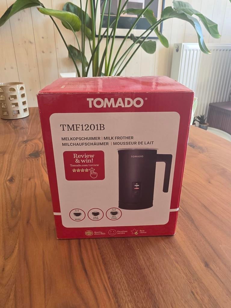 Tomado melkopschuimer, gloednieuw!, Witgoed en Apparatuur, Melkopschuimers, Ophalen of Verzenden, Nieuw, Elektrische melkopschuimer