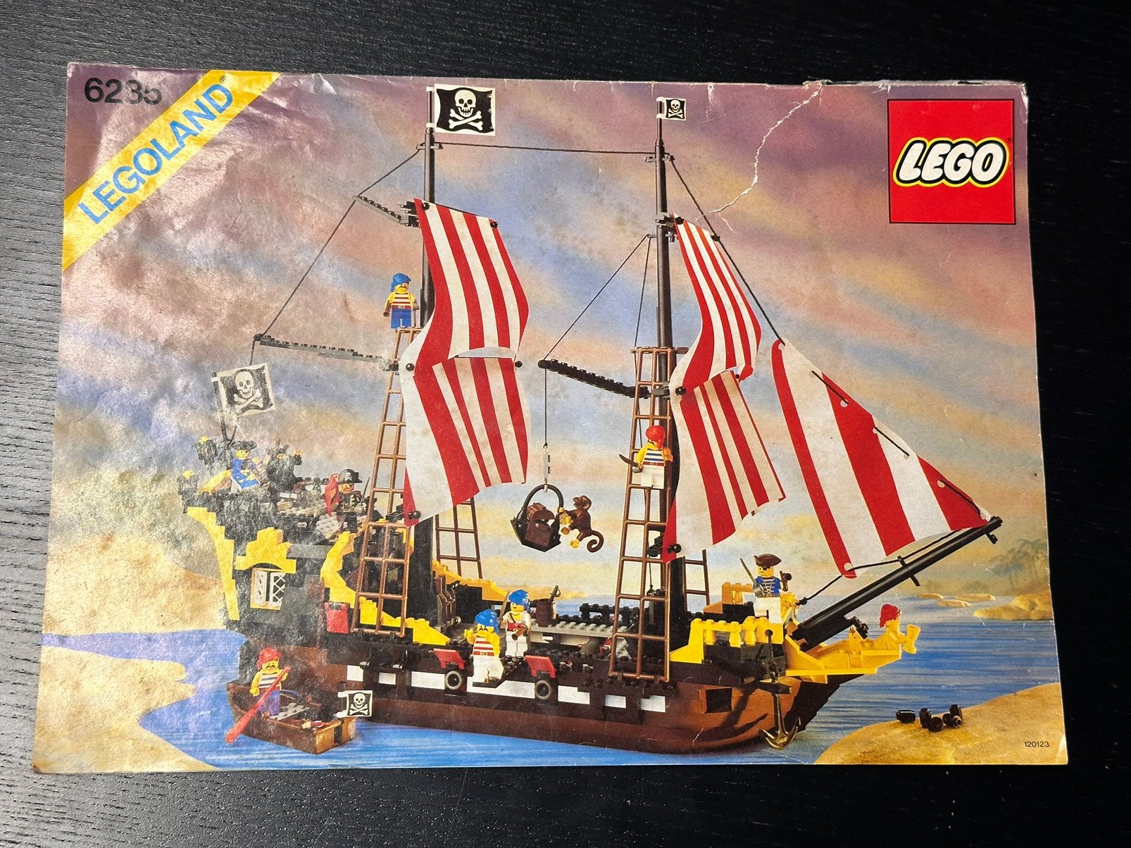 Lego Pirates 6285 Black Seas Barracuda instructieboekje, Ophalen of Verzenden, Gebruikt