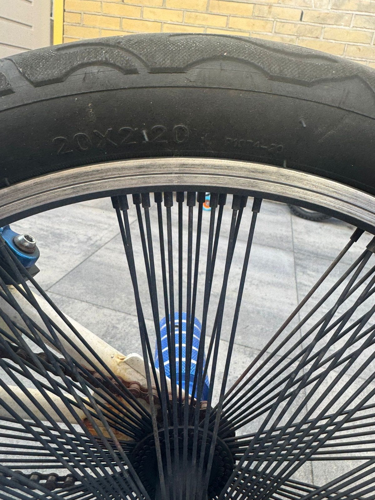 Crossfiets blauw  wit  jongens, Ophalen of Verzenden