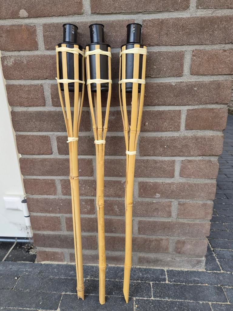 Set van 3 nieuwe tuinfakkels, Ophalen, Nieuw