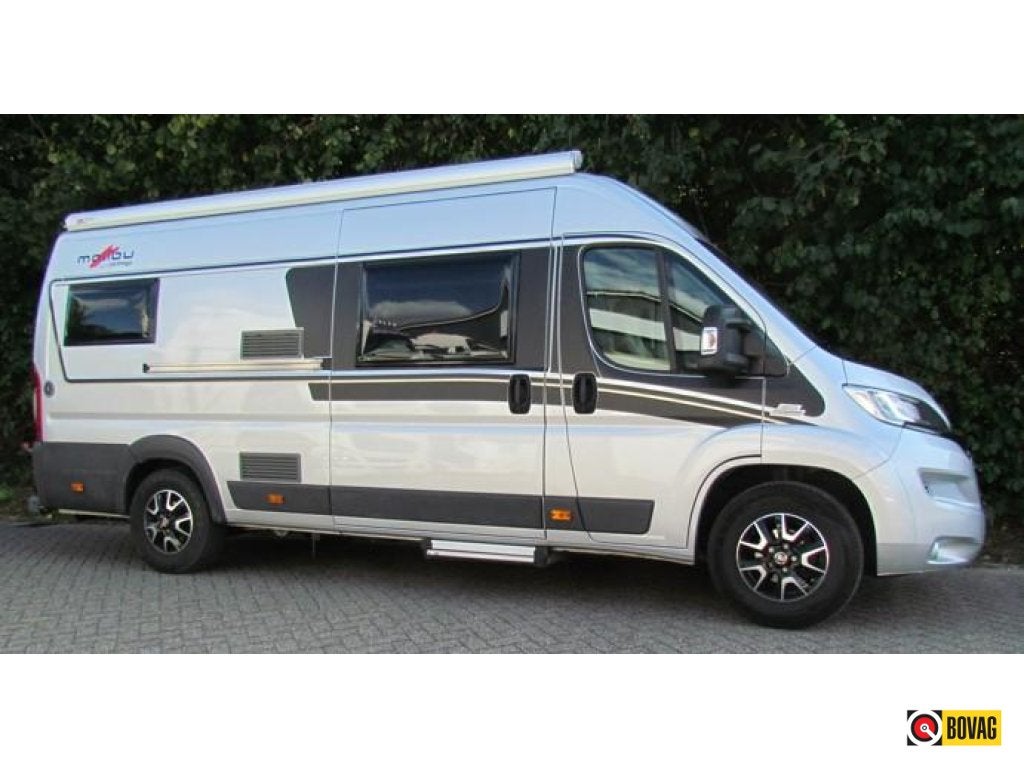 Malibu Van Comfort 640 Lengtebedden, Caravans en Kamperen, Campers, Buscamper of Camperbus, Douche, Malibu, Fiat