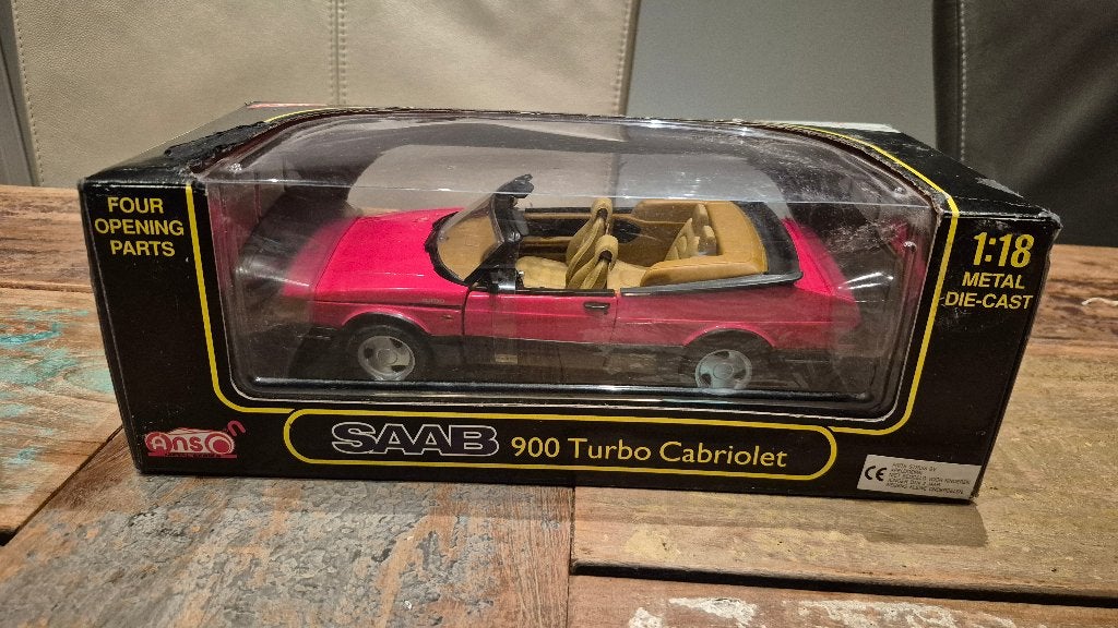 SAAB 900 cabrio, Hobby en Vrije tijd, Ophalen of Verzenden, Nieuw, Auto, Anson