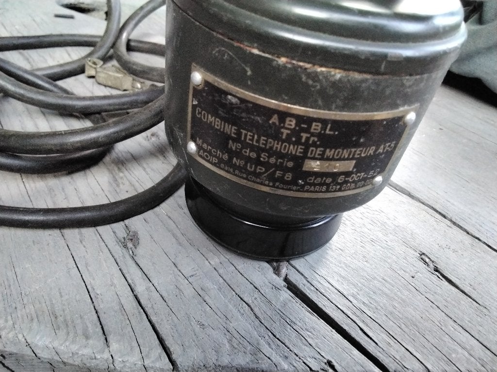 Veldtelefoon  1952, Ophalen of Verzenden, Landmacht, Overige gebieden, Overige typen