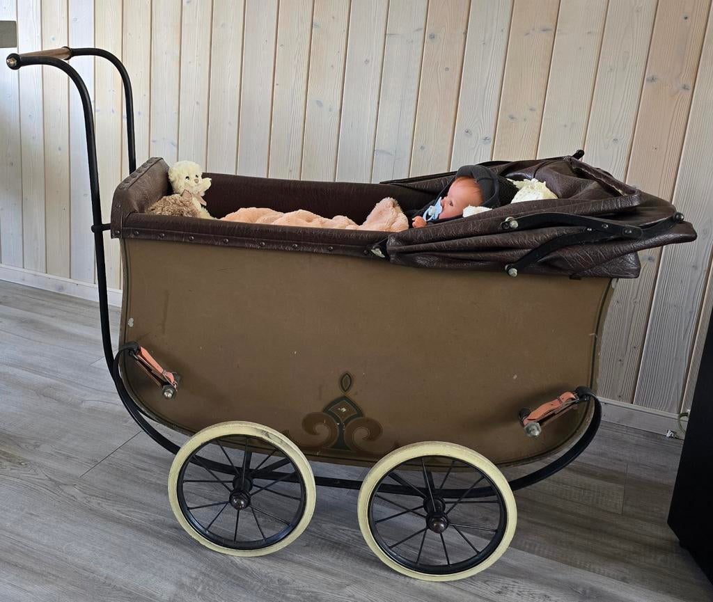 Unieke zeer oude van Werven kinderwagen jaren '30/'40, Kinderen en Baby's, Kinderwagens en Combinaties, Ophalen