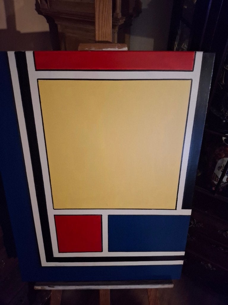 pracht kunst werk van Barend .M olieverf op doek naam de L, Antiek en Kunst, Ophalen of Verzenden