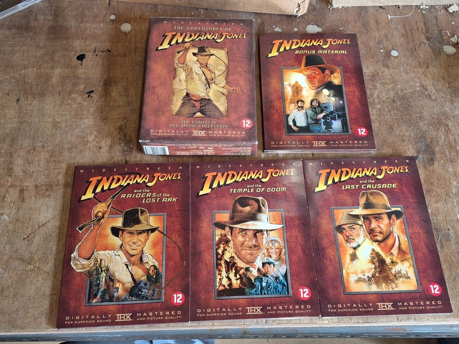 Indiana Jones DVD Collectie - The Complete Adventures, Engels, Nederlands, Remastered, Ophalen of Verzenden