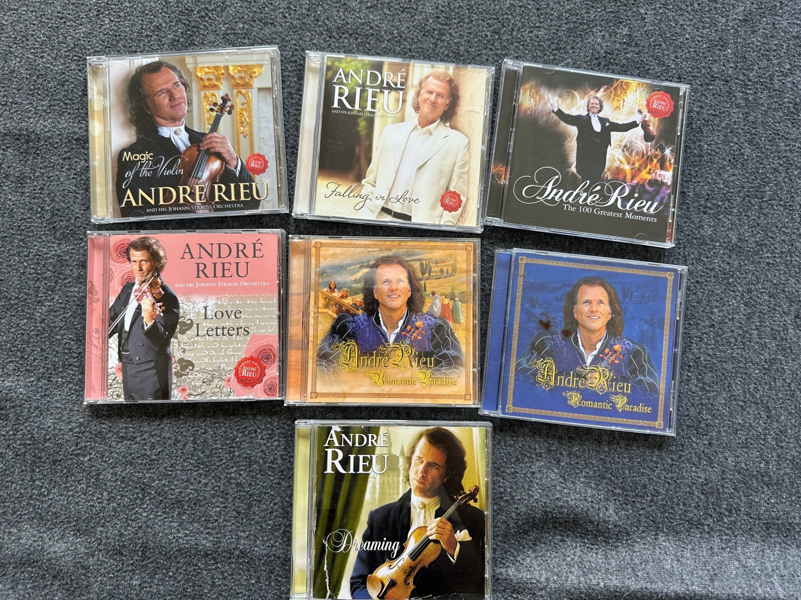 André Rieu CD collectie - 7 albums, Gebruikt, Overige componisten, Modernisme tot heden, Ophalen of Verzenden