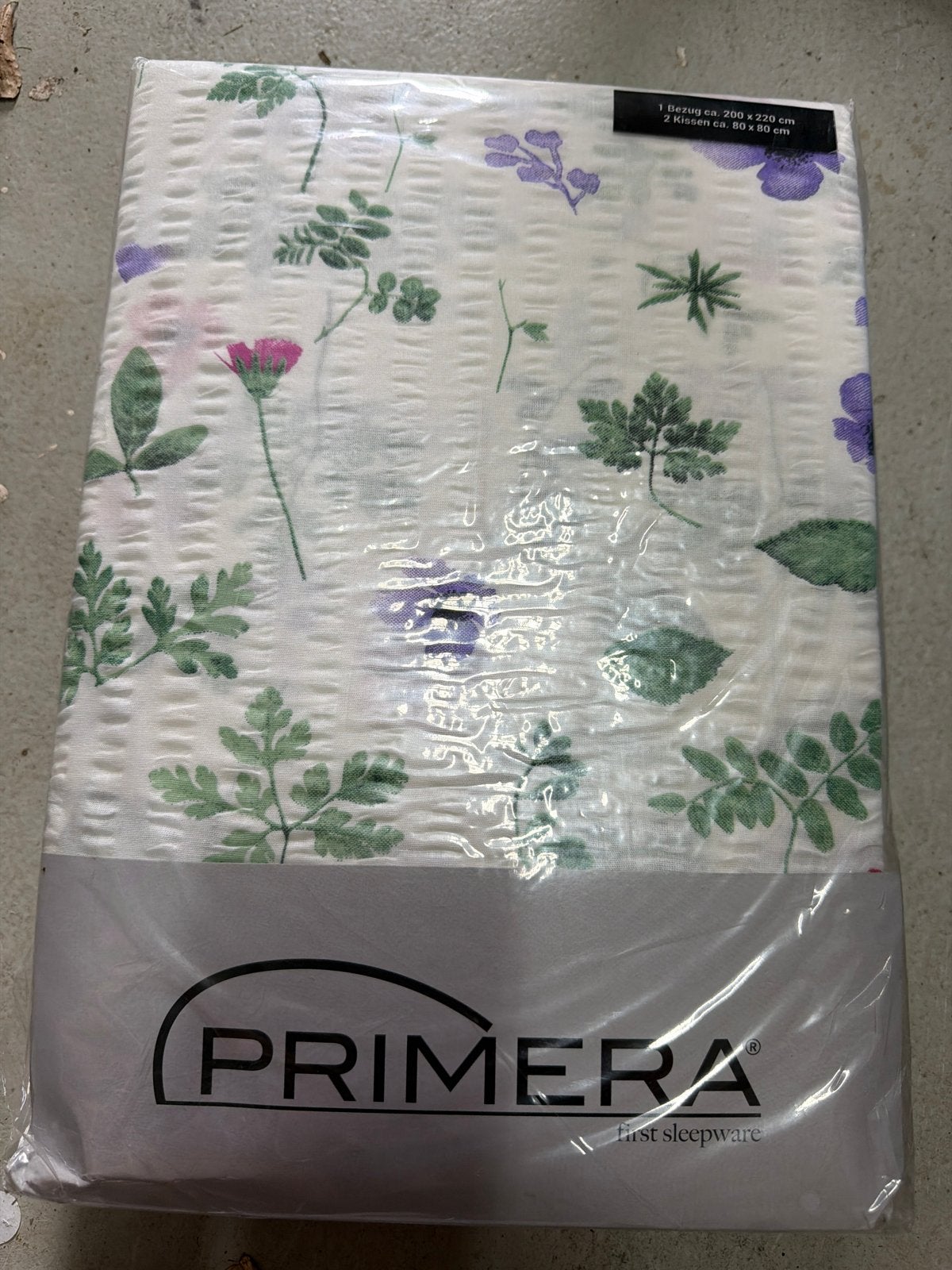 Primera Dekbedovertrek Bloemenprint 200x220 cm, Ophalen, Meerkleurig, Dekbedovertrek, Katoen