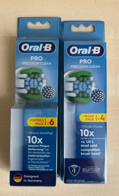 ORAL B Pro precision clean opzetstukken, Ophalen of Verzenden, Nieuw, Opzetborstel