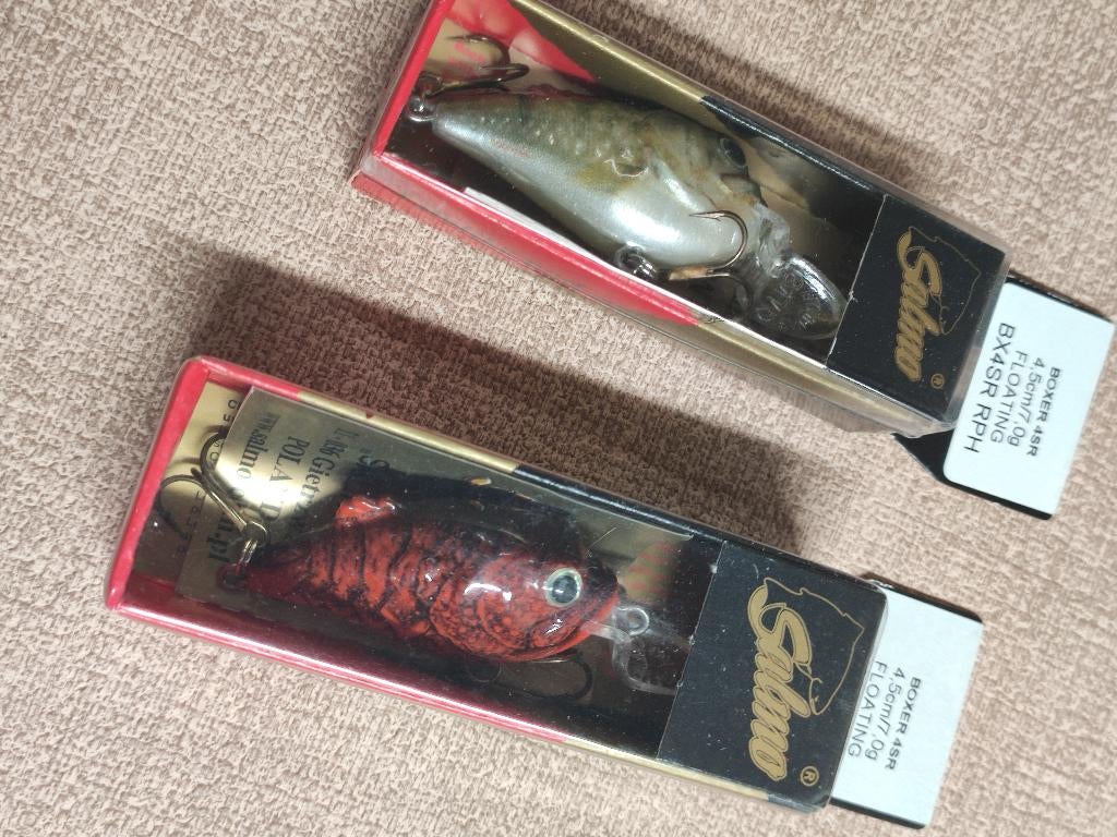 2 Salmo Boxer plugjes nieuw in doosje ( kunstaas ), Watersport en Boten, Ophalen of Verzenden, Nieuw, Overige typen