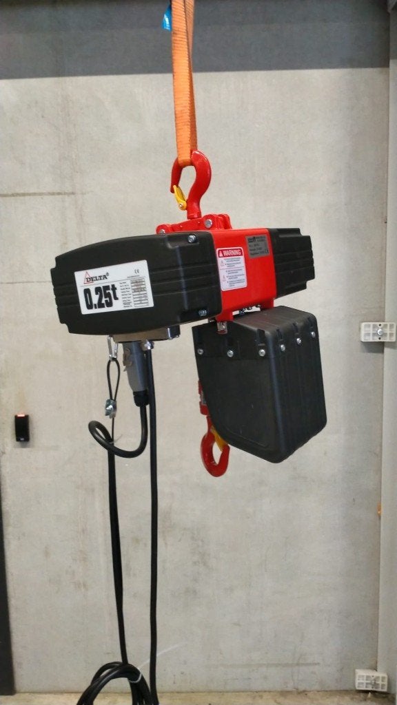 Elektrische takel DELTA 250 / 3m 230V, Ophalen of Verzenden, Nieuw, Elektrisch
