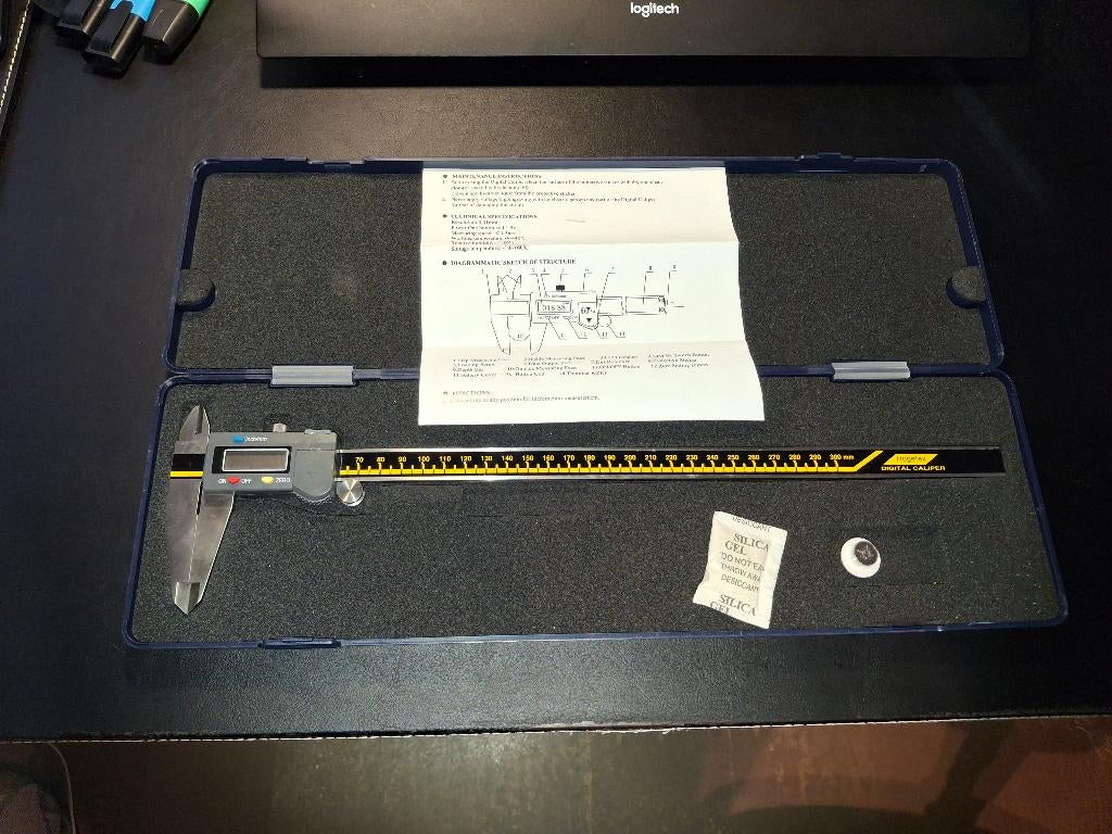 Hogetex Schuifmaat Digitaal 300 mm, Ophalen of Verzenden, Nieuw, Overige meters