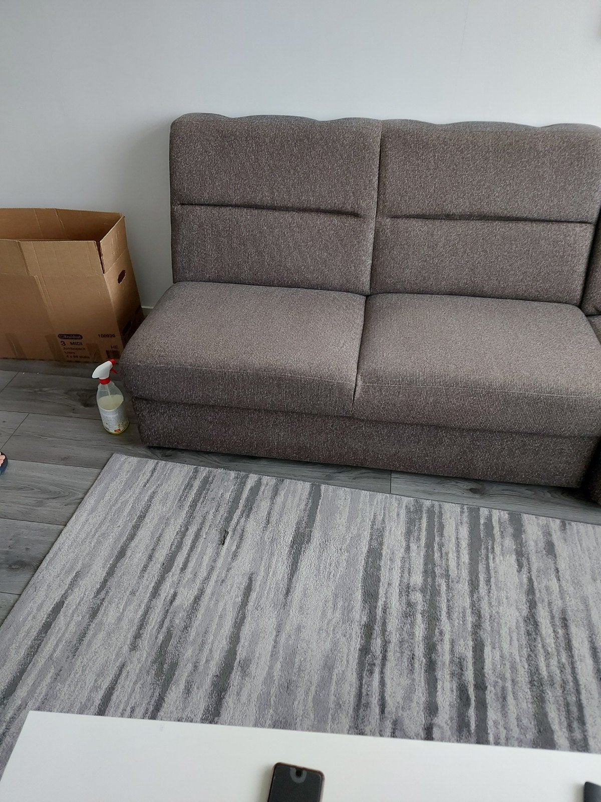Grijze slaapbank - Comfortabel en praktisch, Huis en Inrichting, Ophalen