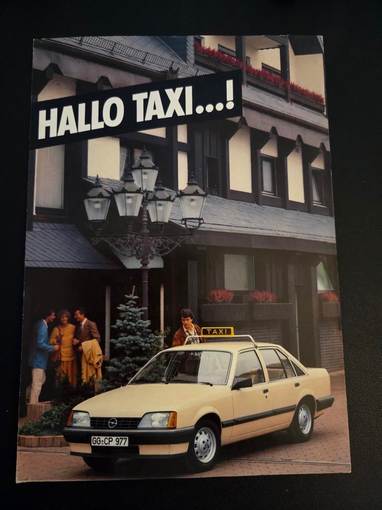 Brochure Opel Taxi 1983, Ophalen of Verzenden, Zo goed als nieuw, Opel