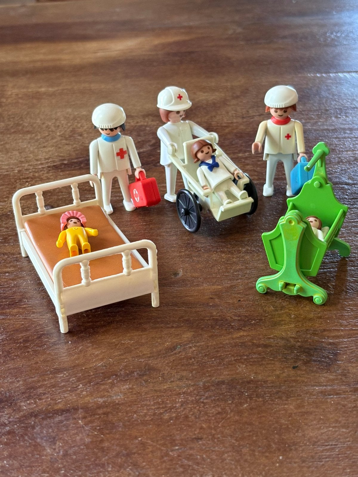 Playmobil Verpleegster en rolstoel, Ophalen of Verzenden, Gebruikt