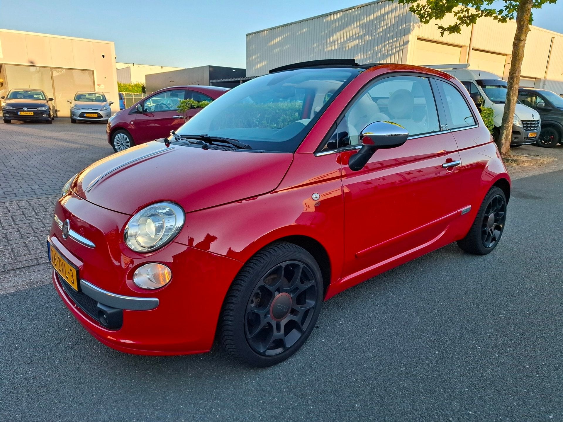 Fiat 500 C 0.9 TwinAir Lounge XENON/CLIMA/LEDER/16INCH!, Euro 5, 86 pk, Gebruikt, Cabriolet