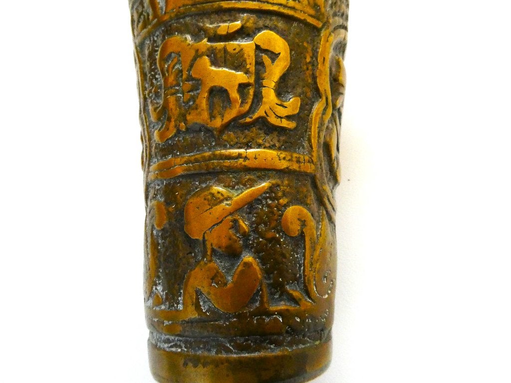 Een bronzen wijwateremmer met tekst Non Libertatis Princeps, Antiek en Kunst, Ophalen of Verzenden