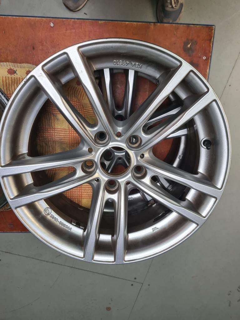 Bmw e46 17 inch aluminum velgen. Niet origineel., Auto-onderdelen, Banden en Velgen, Ophalen, 17 inch, Winterbanden, Band(en)