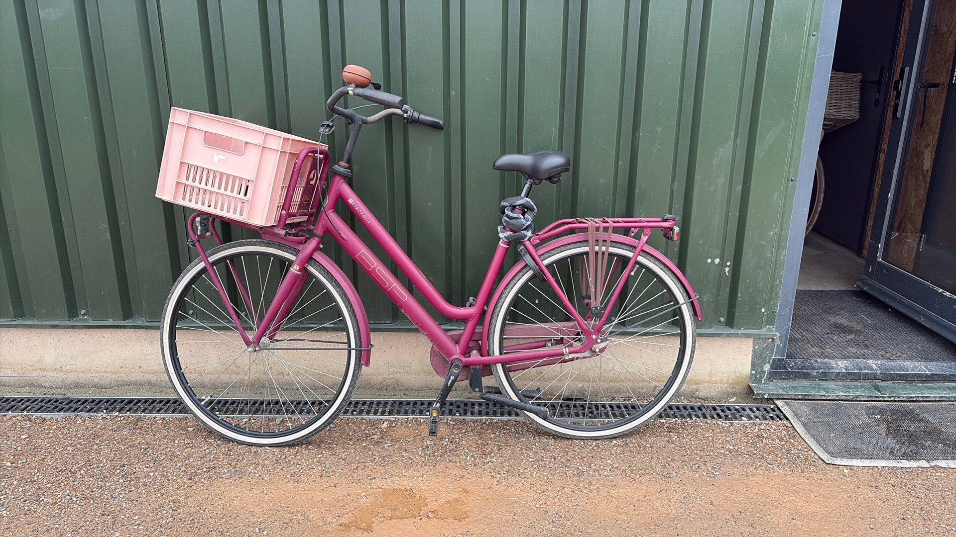 Dames transportfiets BSP, Terugtraprem, Gebruikt, Versnellingen, 56 cm of meer