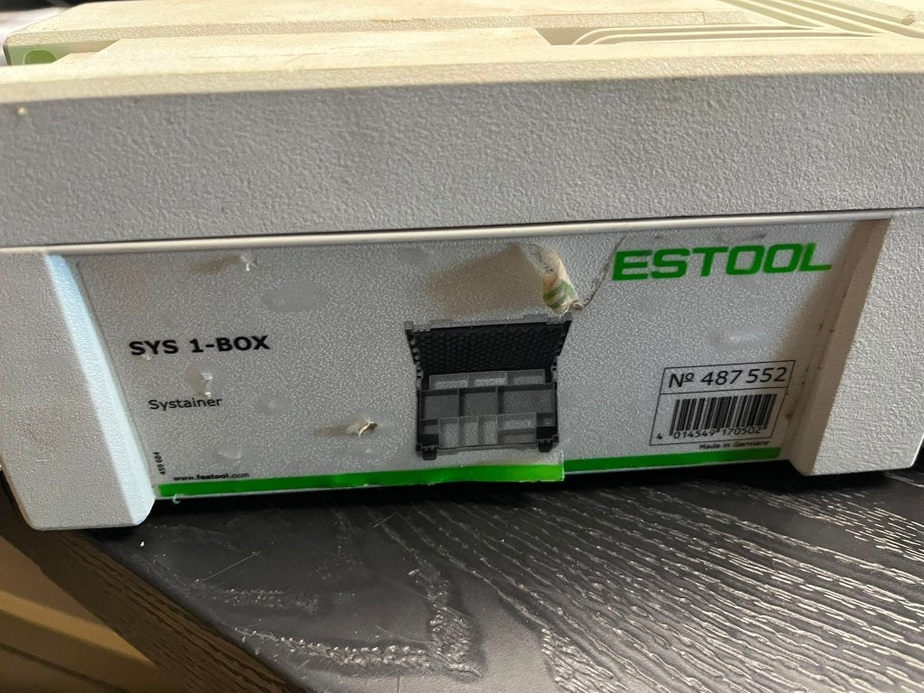 Festool Systainer  SYS 1-box   Assortiment, Ophalen of Verzenden, Gebruikt
