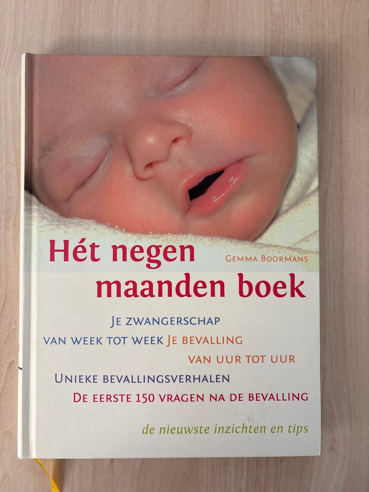 Hét Negen Maanden Boek - Alles over zwangerschap en bevallin, Ophalen of Verzenden, Nieuw, Zwangerschap en Bevalling