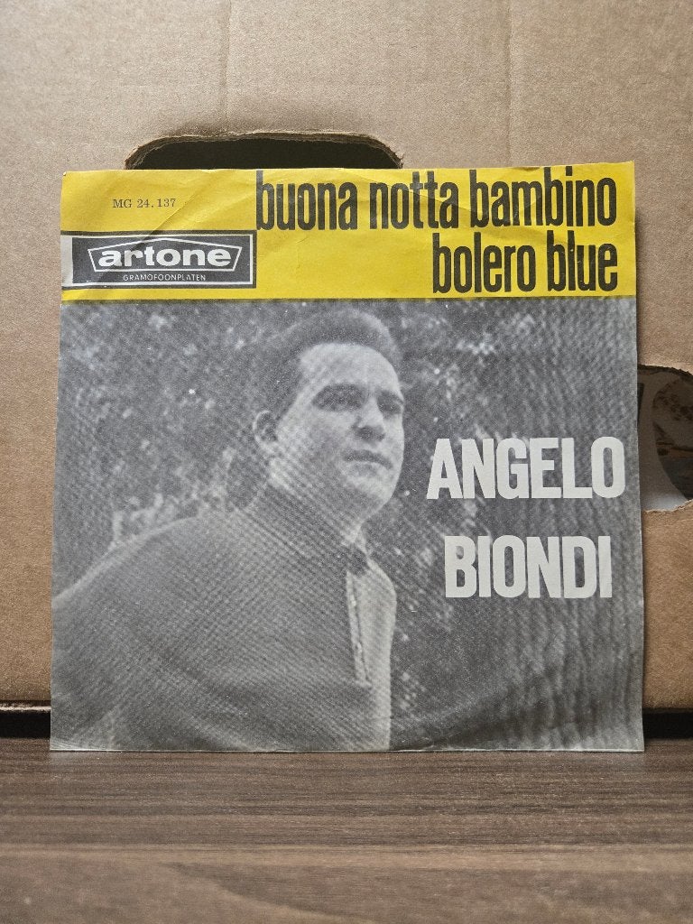 Angelo Biondi - Buona notta bambino, 7 inch, Ophalen of Verzenden, Zo goed als nieuw, Pop