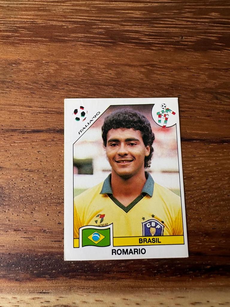 Panini Italia '90 sticker Romario Brazilië, Ophalen of Verzenden, Nieuw, Stickers en Plaatjes