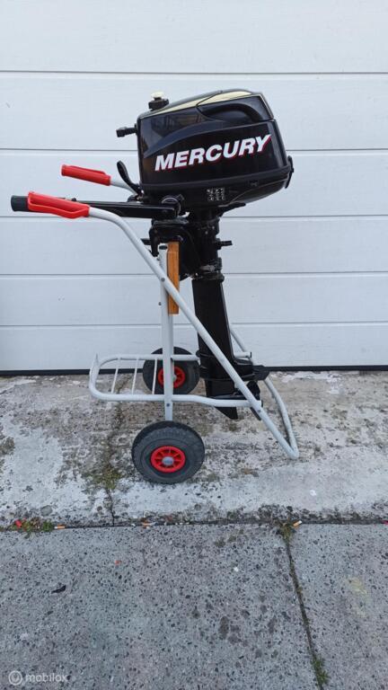 Mercury 6 PK 4-Takt Buitenboordmotor–Kortstaart–Nette Staat, Gebruikt, 5 tot 10 pk, Viertaktmotor, Ophalen of Verzenden