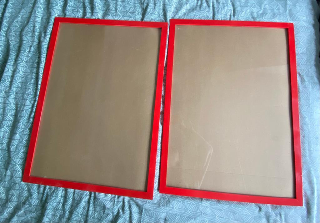 IKEA FOTOLIJST RAM Rood 50x70 cm, Ophalen, Minder dan 50 cm, Gebruikt, 50 tot 75 cm