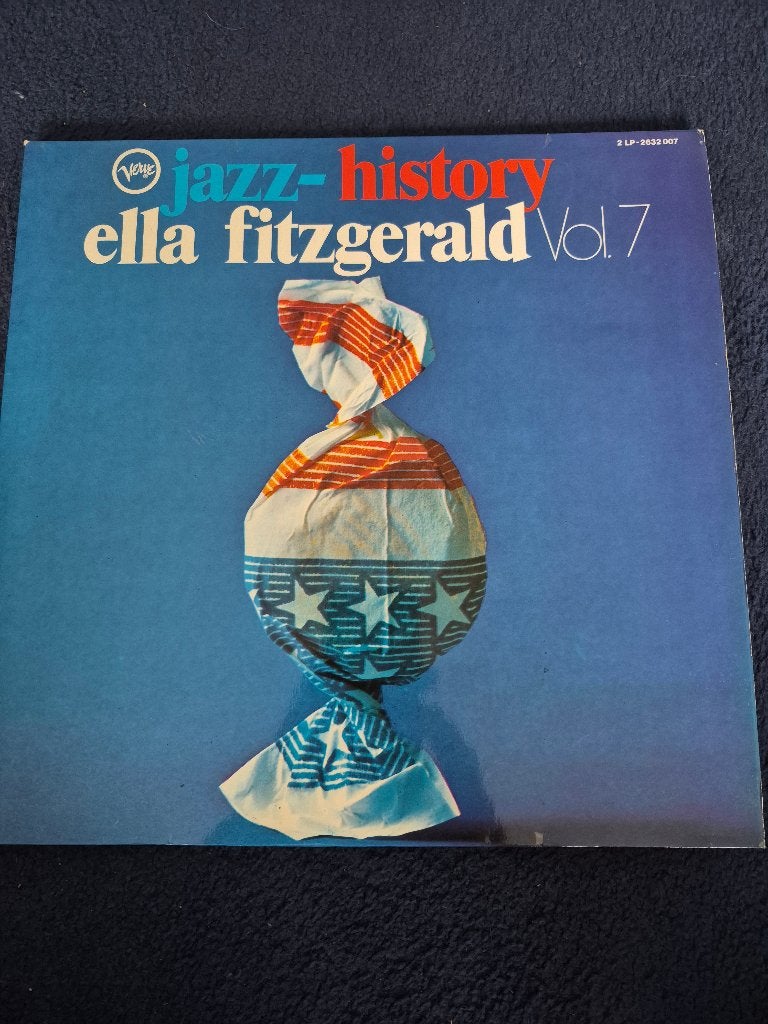 Ella Fitzgerald - Jazz-History Vol. 7 (1972) Verve Gatefold, Dubbel-LP, Ophalen, LP