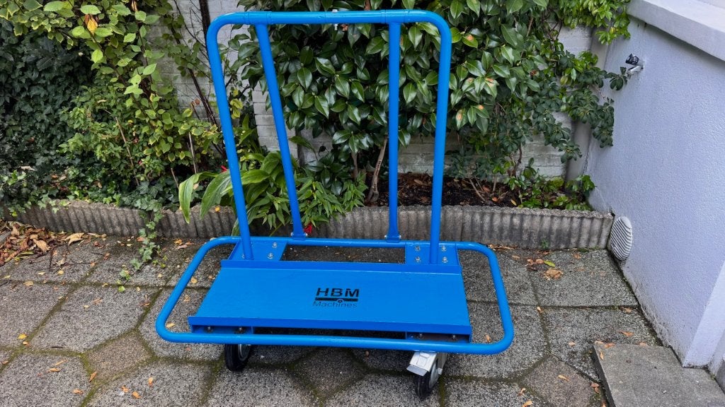 HBM plaat materiaal kar te koop, Doe-het-zelf en Verbouw, 100 liter of meer, Ophalen, Zo goed als nieuw, Transportkar