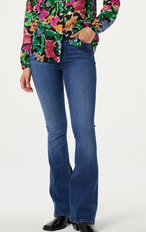 Fabienne Chapot Eva Flare Jeans Classic Blue maat 29/L34, Blauw, Ophalen of Verzenden, Zo goed als nieuw, Fabienne Chapot