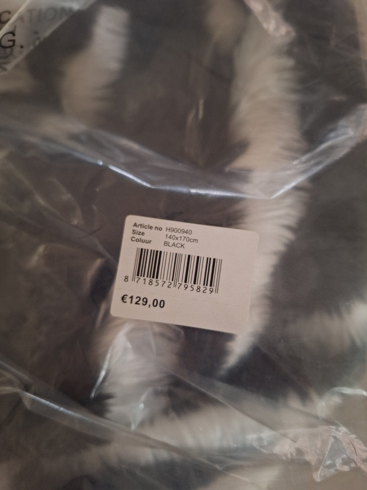 Nieuw in verpakking! YAYA Home Kleed / Plaid, Ophalen of Verzenden, Nieuw, 200 cm of meer, Zwart