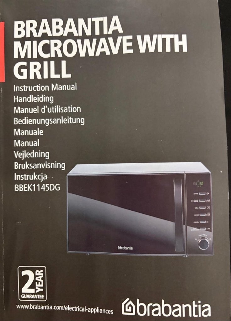 Magnetron met grill functie, Huis en Inrichting, Keuken | Keukenbenodigdheden, Ophalen, Overige typen, Nieuw, Zwart