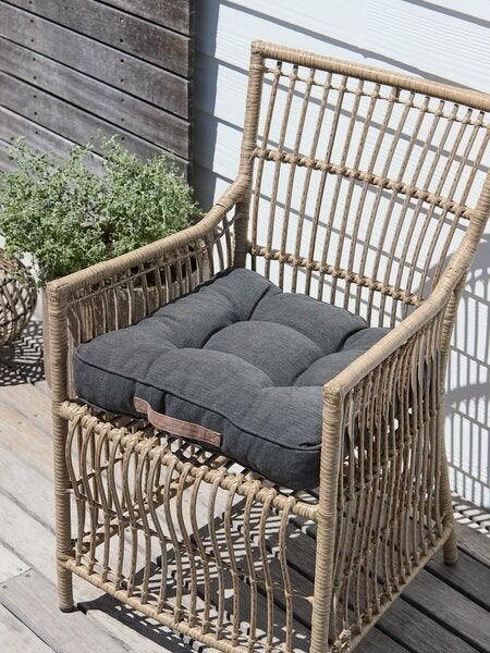 Tuinkussens Jysk Antraciet, 2 stuks, Tuin en Terras, Tuinmeubel-accessoires, Ophalen, Zo goed als nieuw