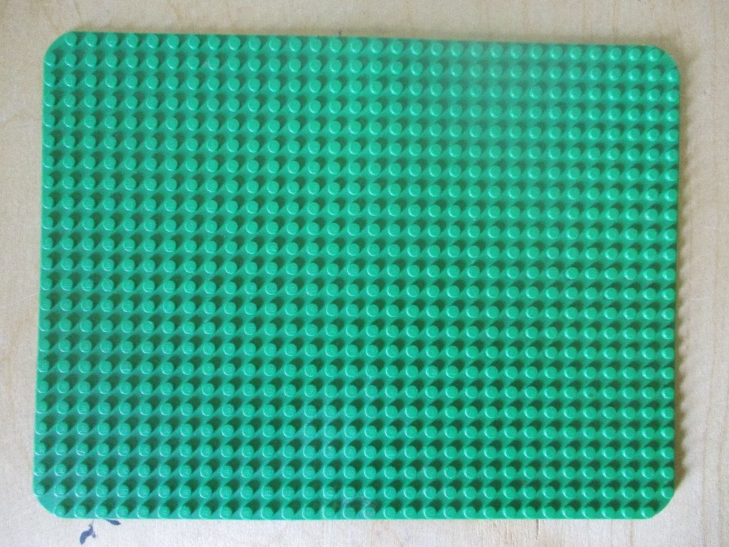 Lego grondplaat 24 x 32 groen, ronde hoeken, Ophalen of Verzenden, Gebruikt, Grondplaat, Lego